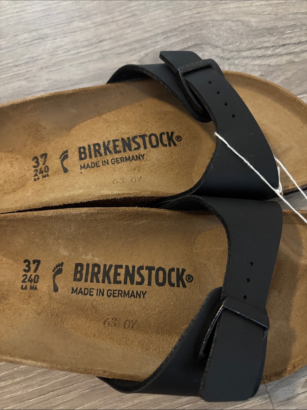 NWT/ Still In Box! Birkenstock Madrid BS Black size 37 /US 6